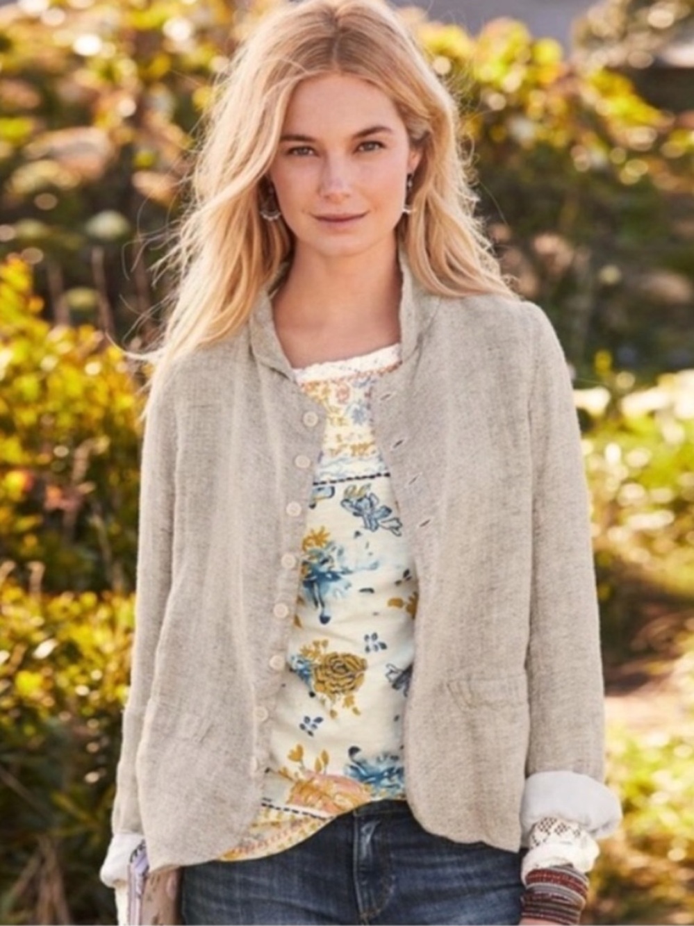 CP SHADES ‘Dree’ 100% Linen Blazer Jacket